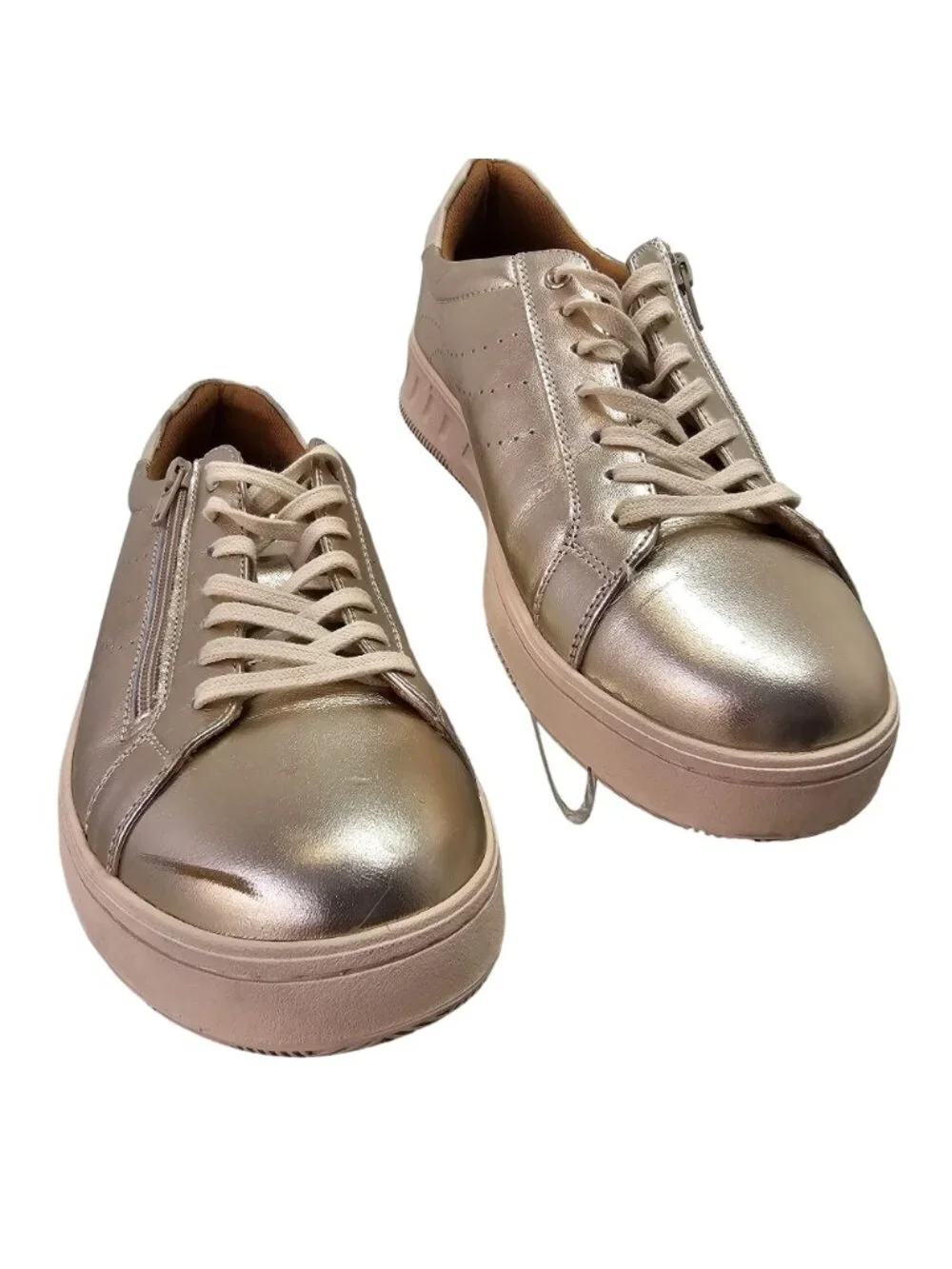 Hush Puppies metallic gold